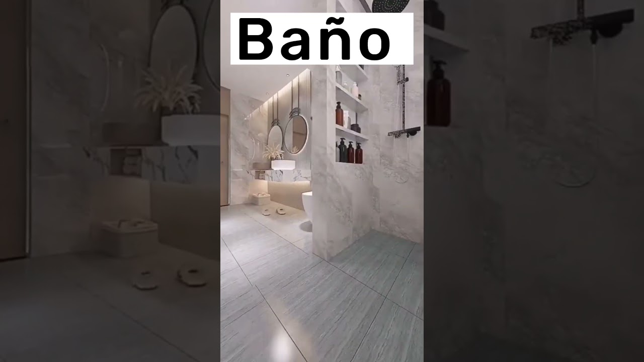 Baños funcionales medianos con encimeras de color lavanda: serenidad práctica y elegante