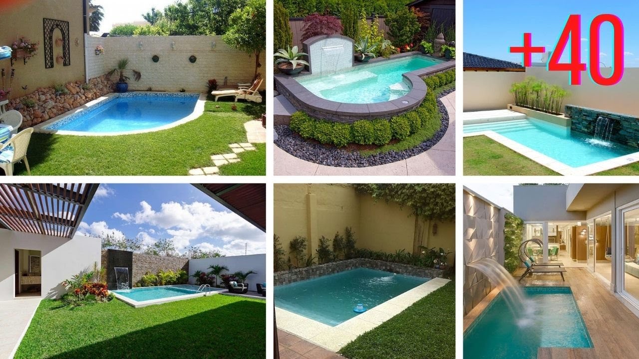 Encimeras de color amarillo mantecoso en piscinas rústicas pequeñas: suavidad con encanto natural