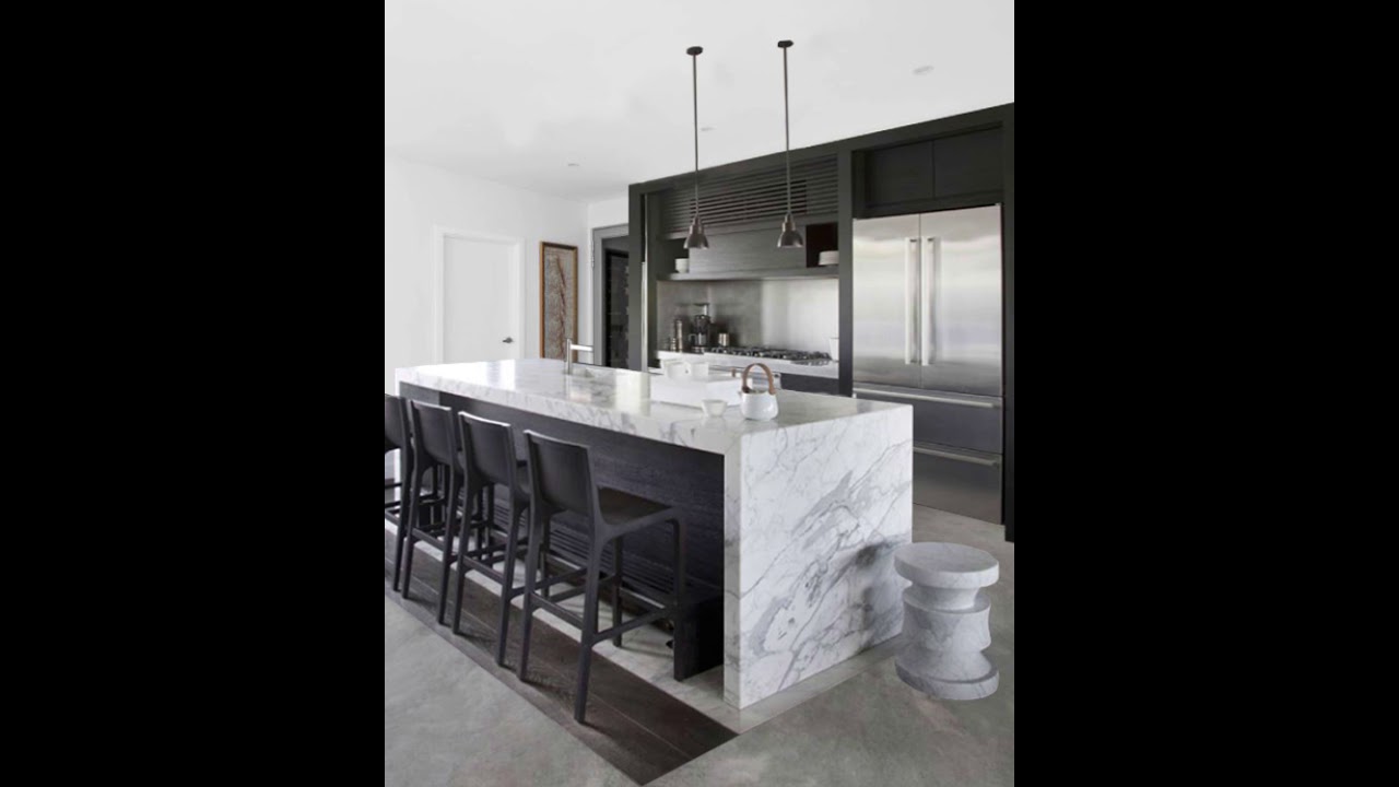 Encimeras de color gris perla en bares modernos medianos: sofisticación elegante