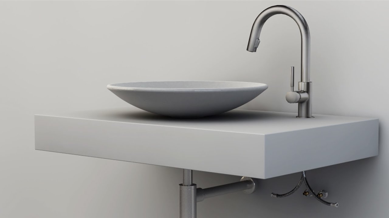 Encimeras de color negro carbón en baños rústicos medianos: encanto moderno