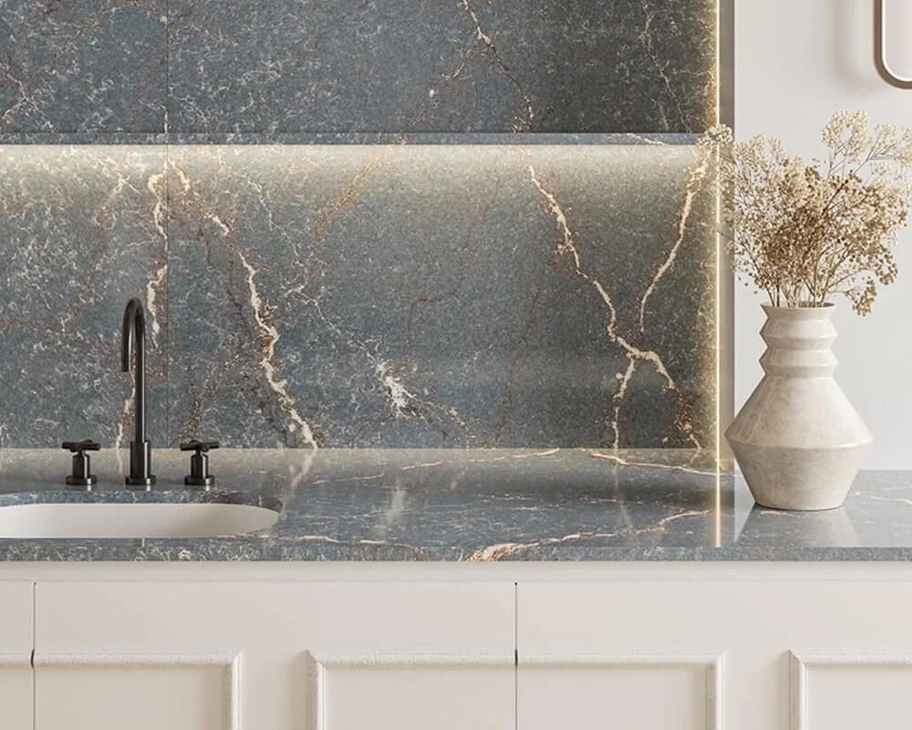 Silestone Parisien Bleu