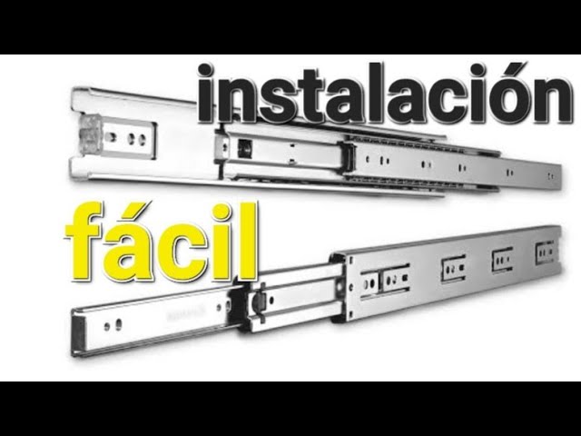 accesorios rieles deslizar granito