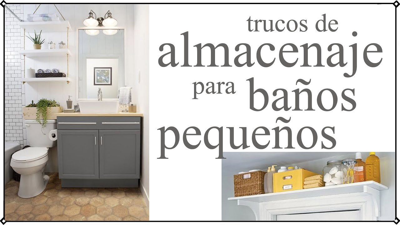 almacenaje oculto baño minimalistas