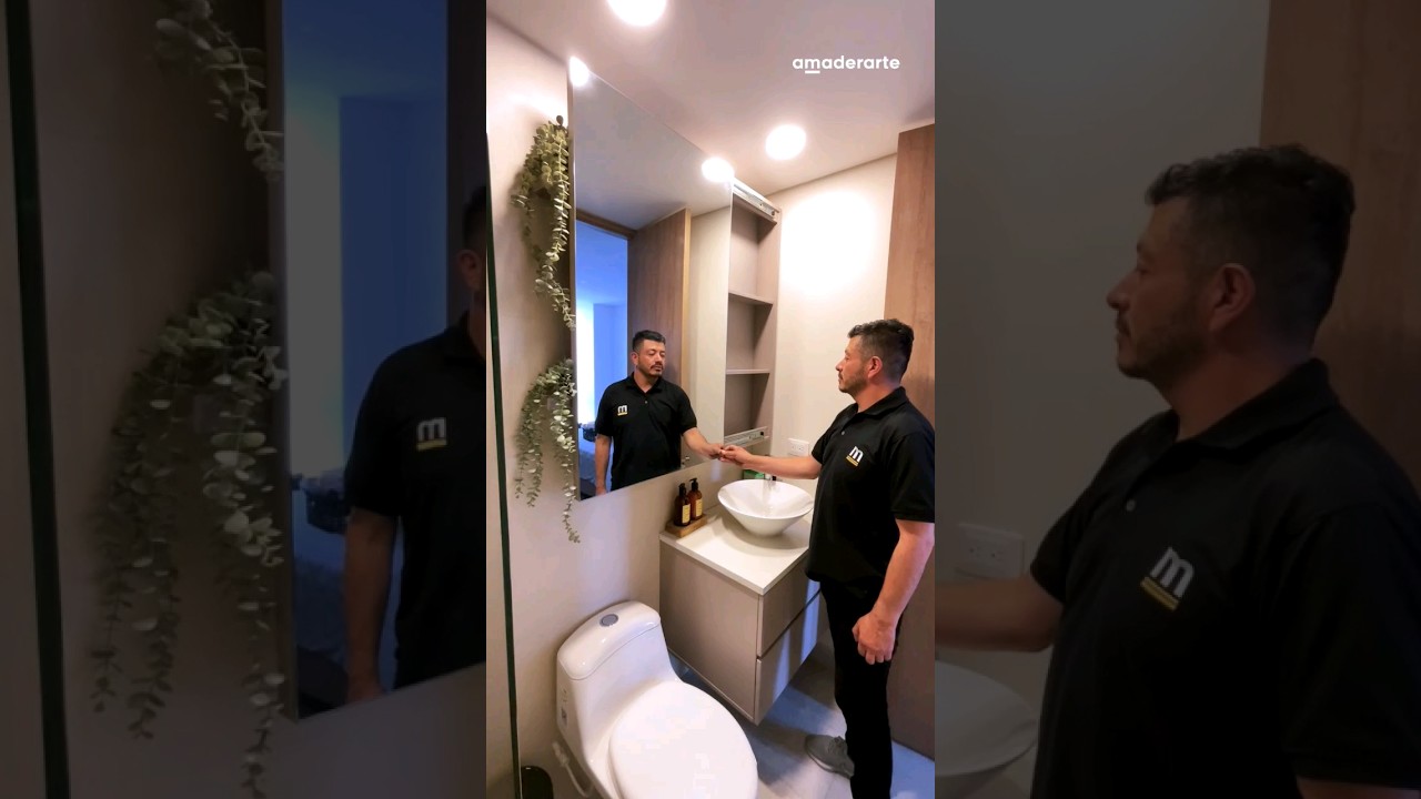 almacenaje oculto cuarzo baños minimalistas