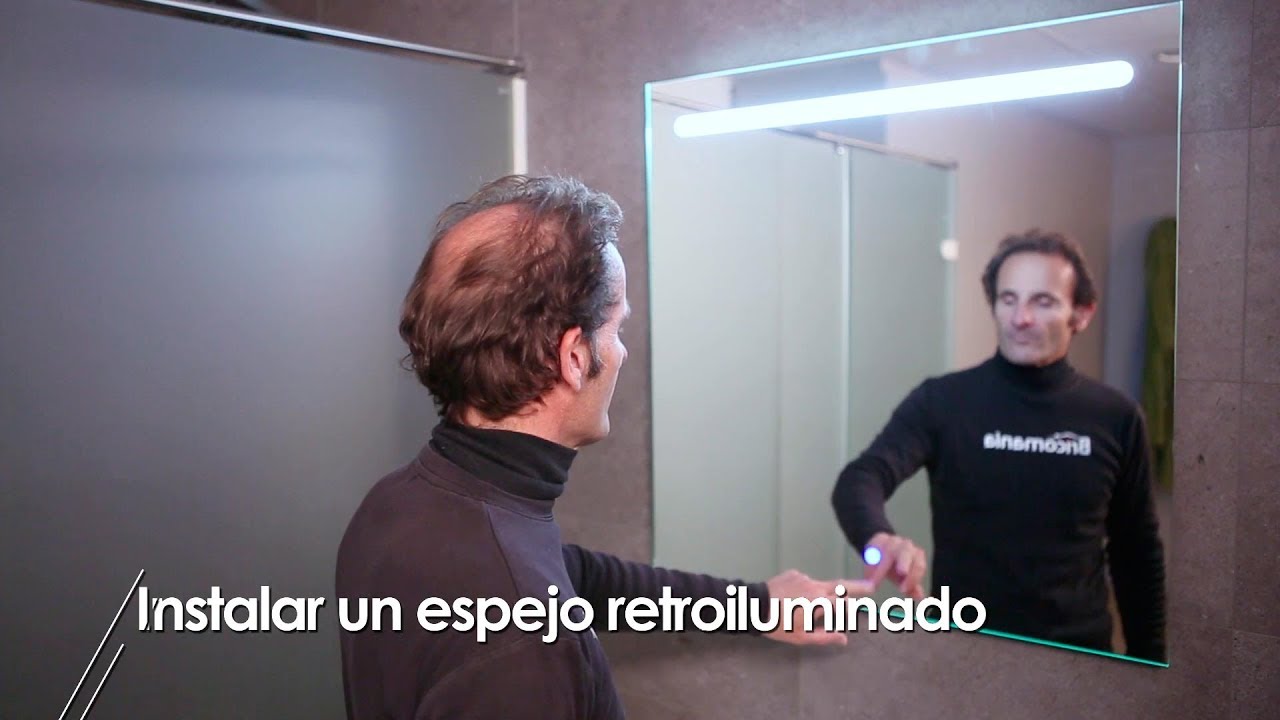 espejos iluminación regulable baño Dekton