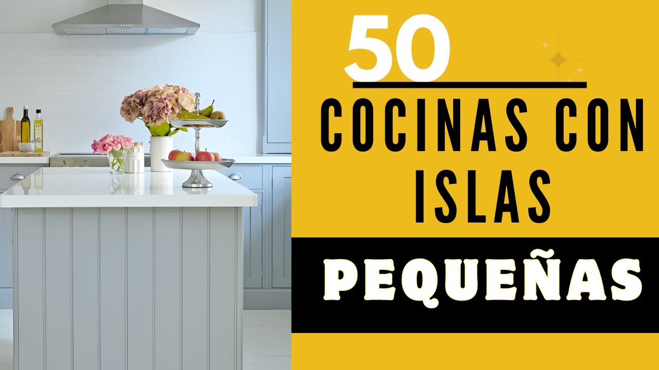 islas cocinas pequeñas piedra compactas