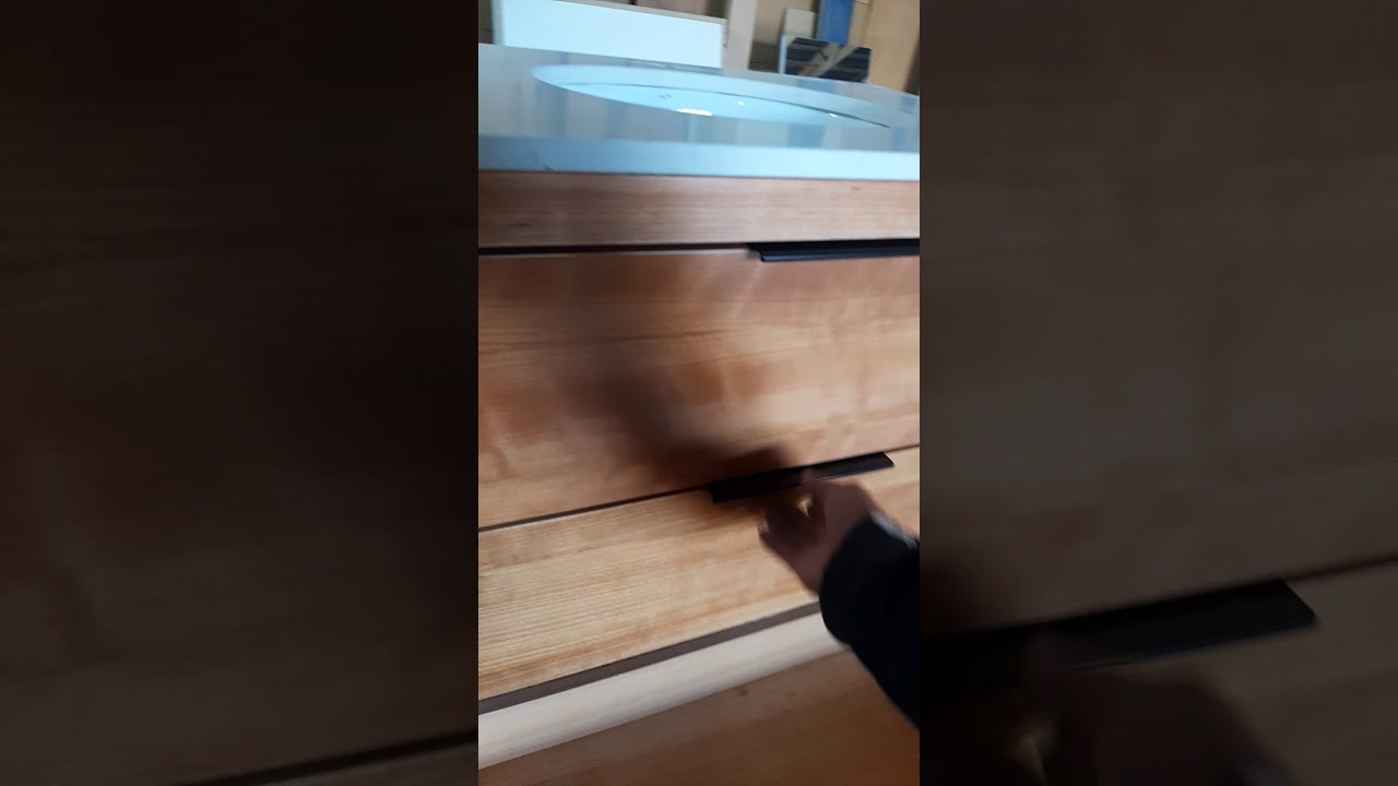 muebles baño cajones ocultos cuarzo