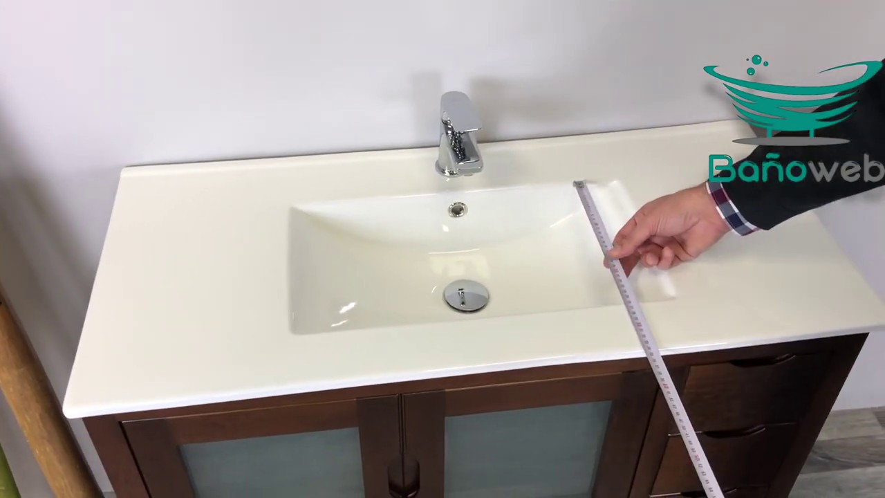 muebles baños abuhardillados Dekton medida