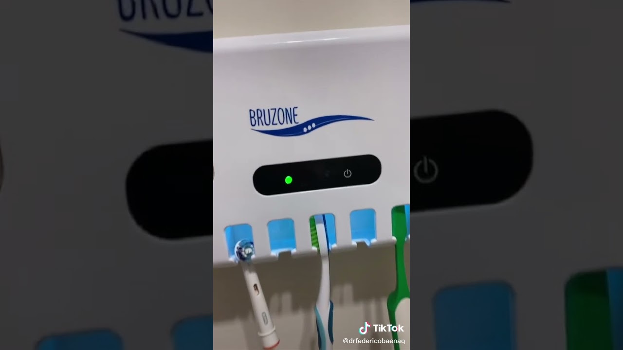 portacepillos ultravioleta cuarzo antibacteriano